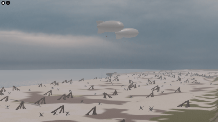 Roblox Utah Beach landing battle Axis vs Allies