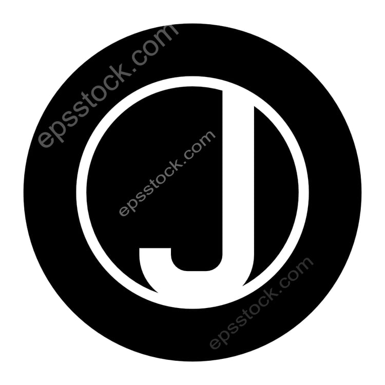 J geometric logo