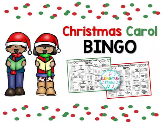 Christmas Carol BINGO (Secular)