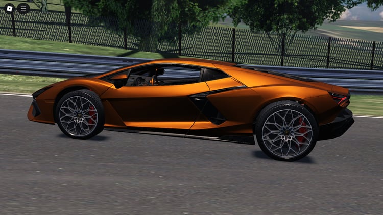 Lamborghini Revuelto 2024 side profile Roblox model