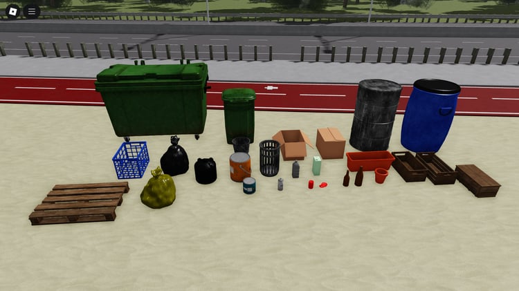 Roblox Trash Objects Pack overview