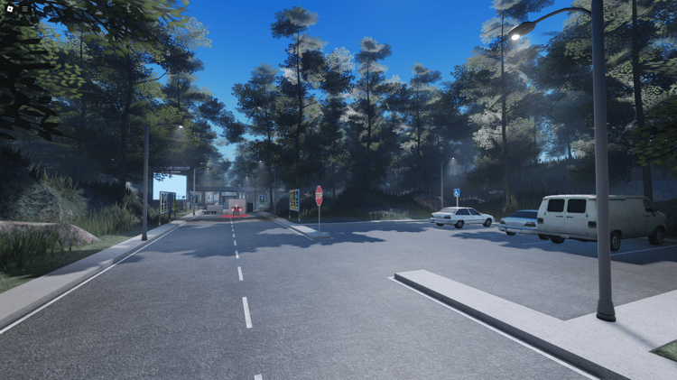 Roblox Agency Academy map with secured gate entry
