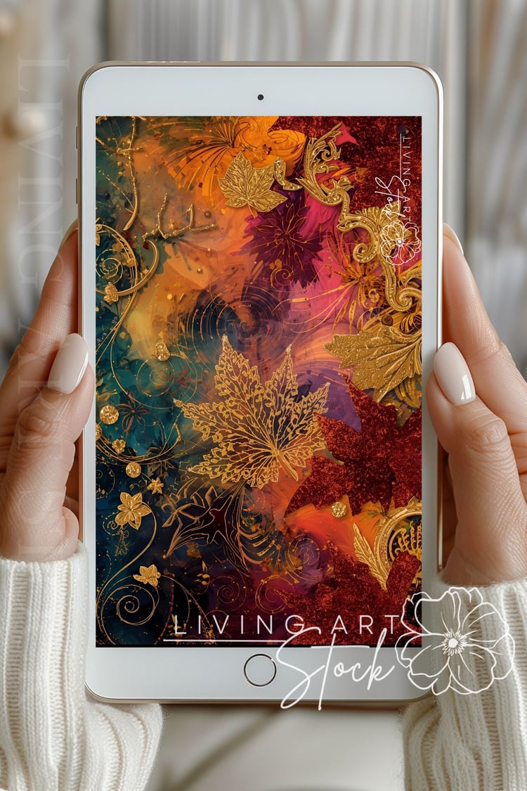 Gold leaf Autumn wallpaper