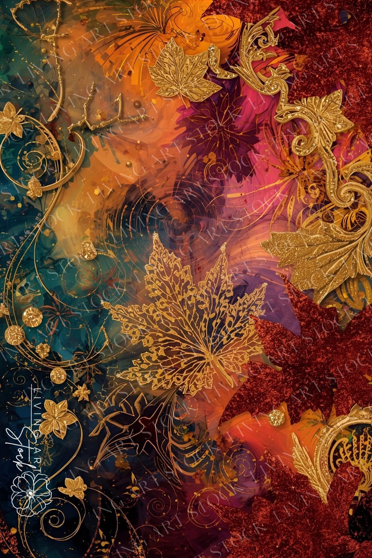 Gold leaf Autumn wallpaper