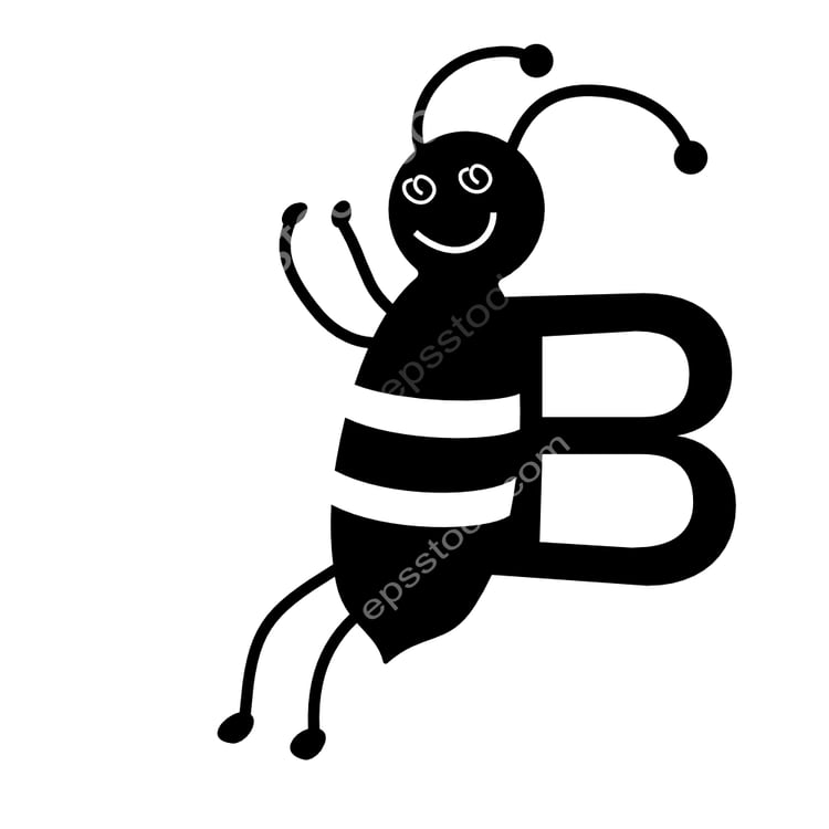 ABC for Kids Letter B, Bee