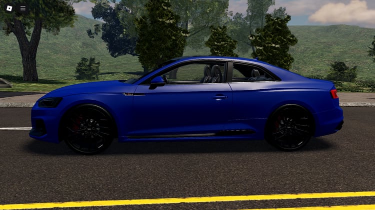 Audi RS5 Coupe with openable doors in Roblox