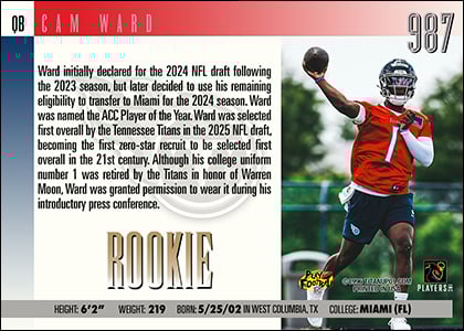 1996 Donruss Football Homage Photoshop PSD Templates