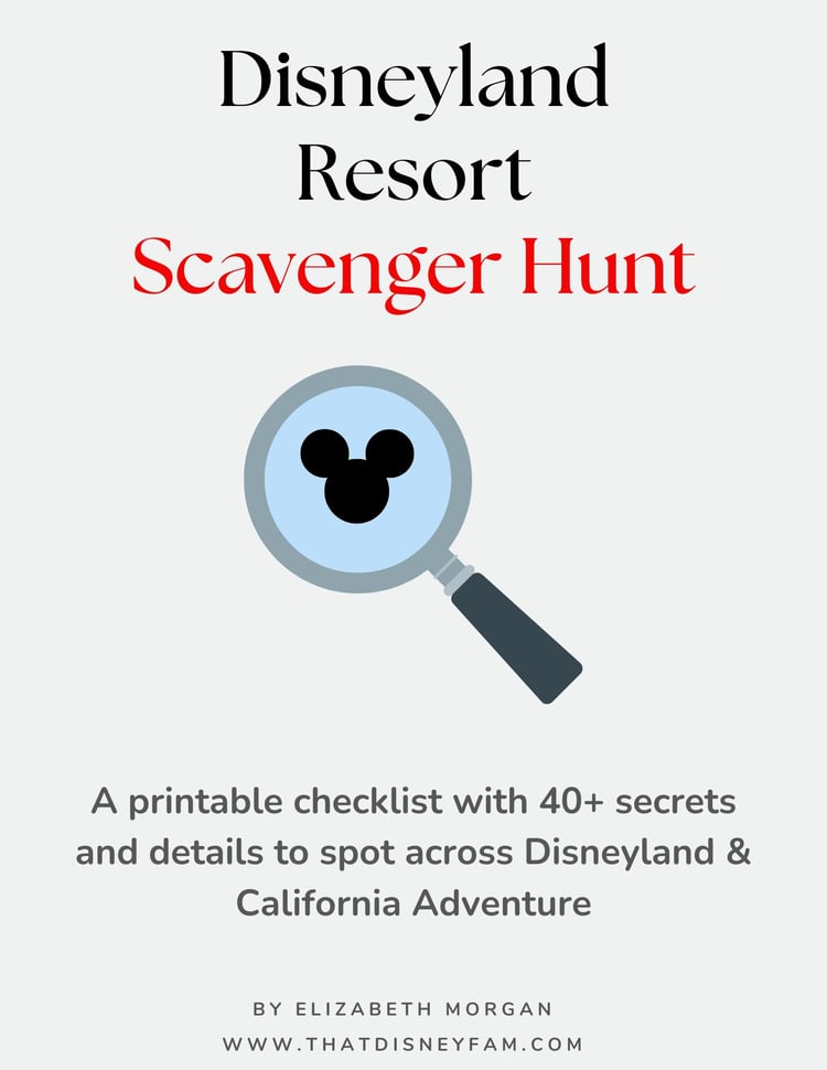 disneyland resort scavenger hunt
