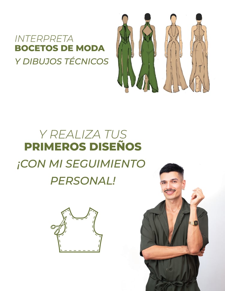 boceto, moda, interpretar, coaching, seguimiento, personal