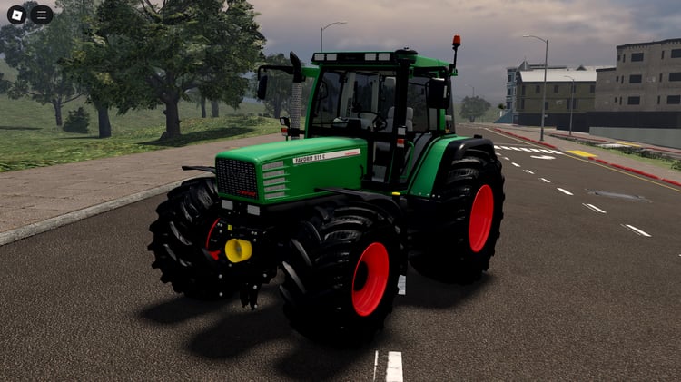 Roblox Fendt Favorit 511 Turbo tractor front view