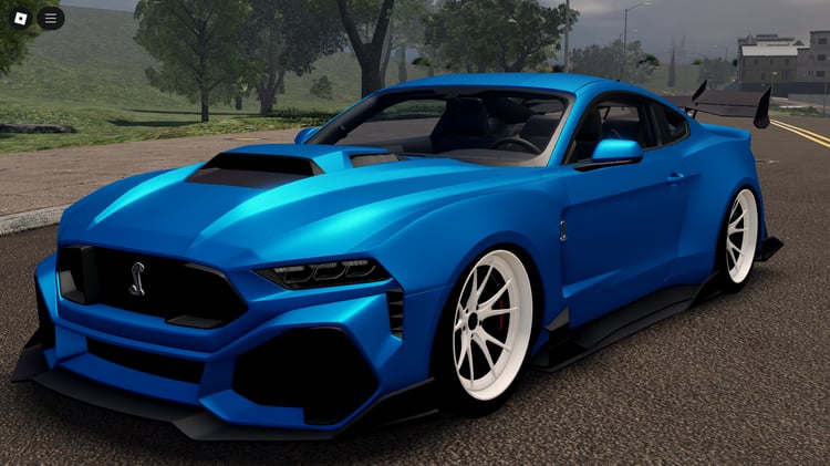 Roblox Ford Mustang GT500 Hycade front view