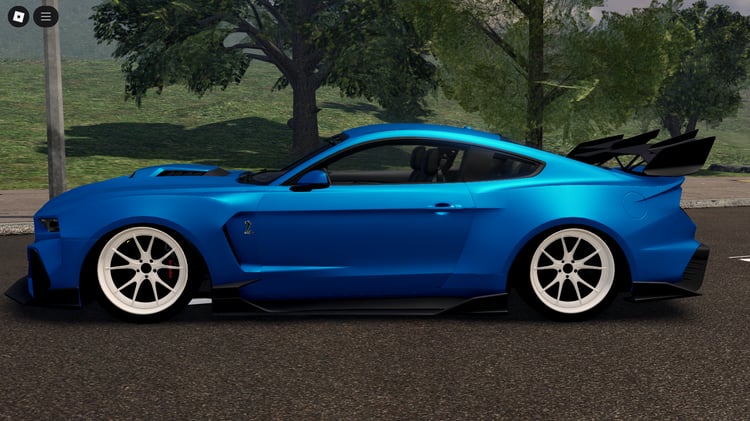 Player driving Mustang GT500 Hycade in Roblox