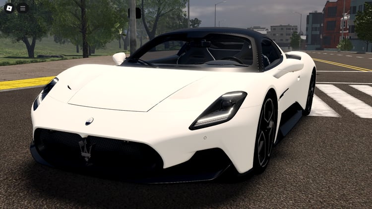 Roblox Maserati MC20 hypercar front view