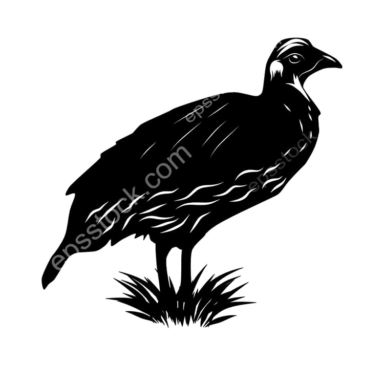 Djibouti Spurfowl bird