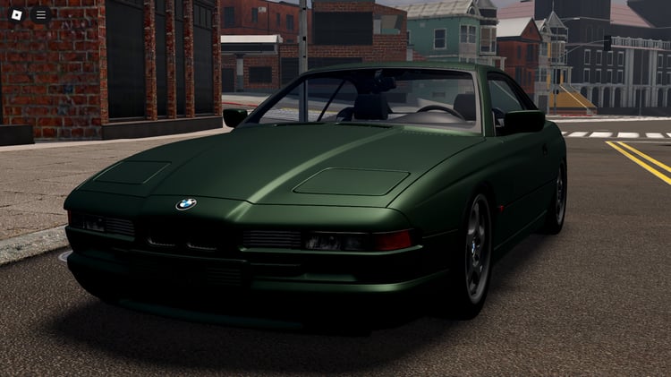Roblox 1995 BMW 850CSi front angle view