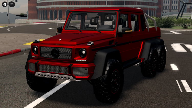 Roblox Mercedes-Benz G63 AMG 6x6 front view
