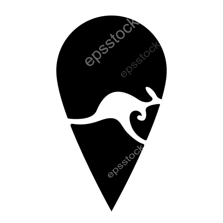 Australia travel symbol