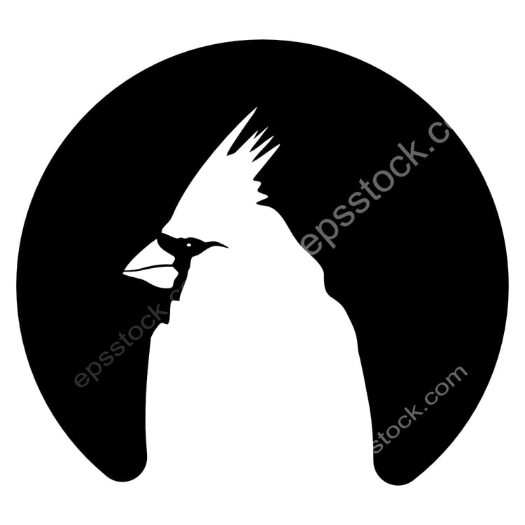 Cardinal bird symbol