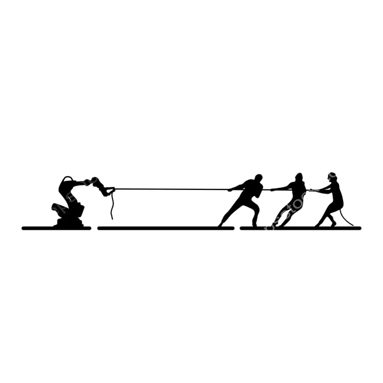 robot vs humans