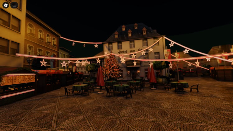 Roblox Arhweiler night city map