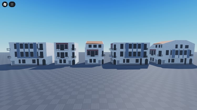 Mediterranean-style building exterior Roblox