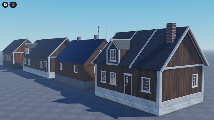 Interior of Rural Europe house Roblox