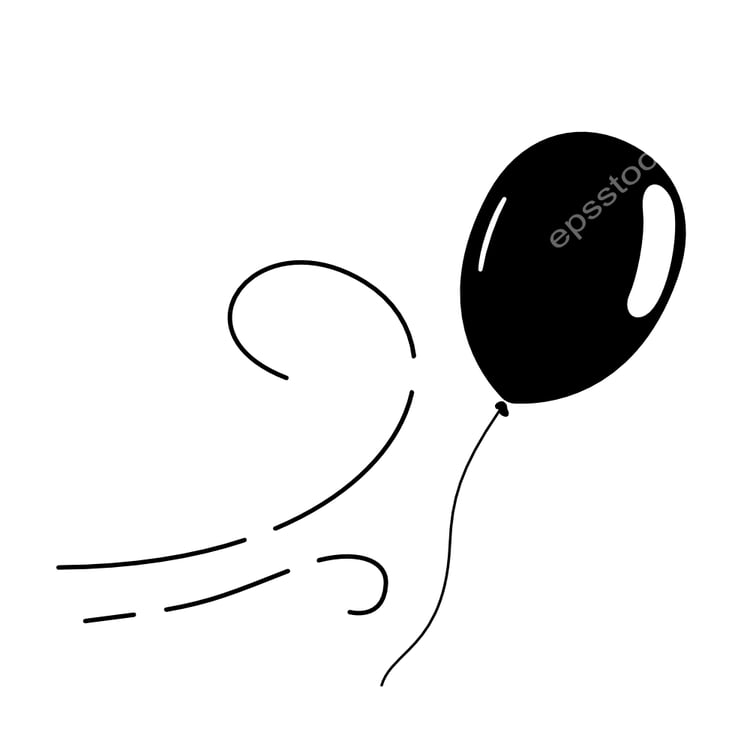 flying Latex Balloon