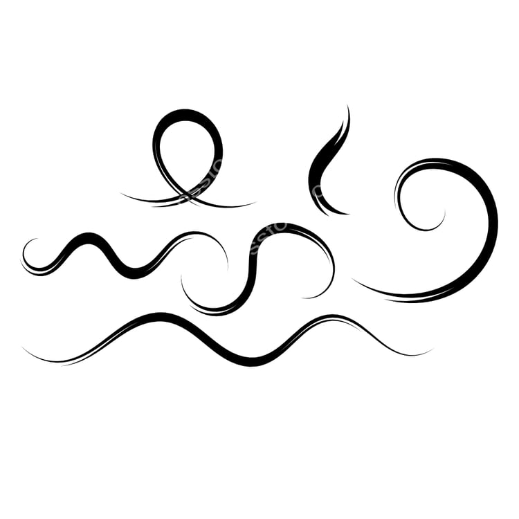 Curved lines