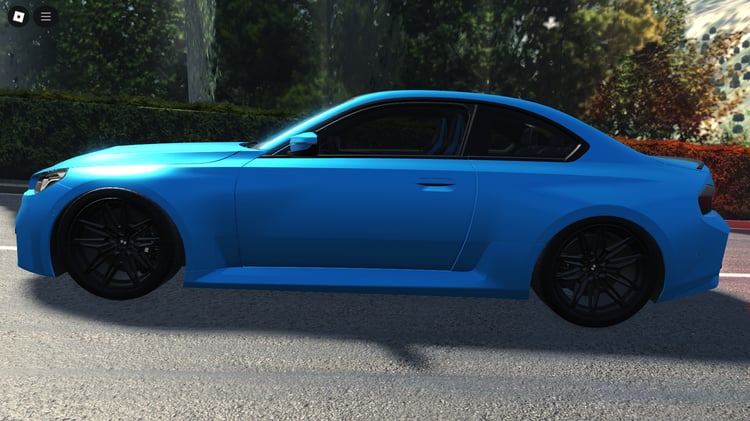 Side profile showcasing sleek coupe design