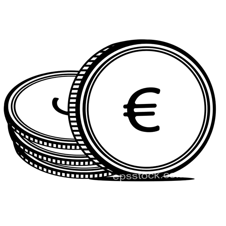 Euro money symbol