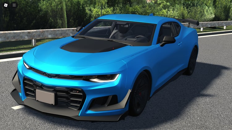 Front view of 2018 Chevrolet Camaro ZL1 1LE Roblox model