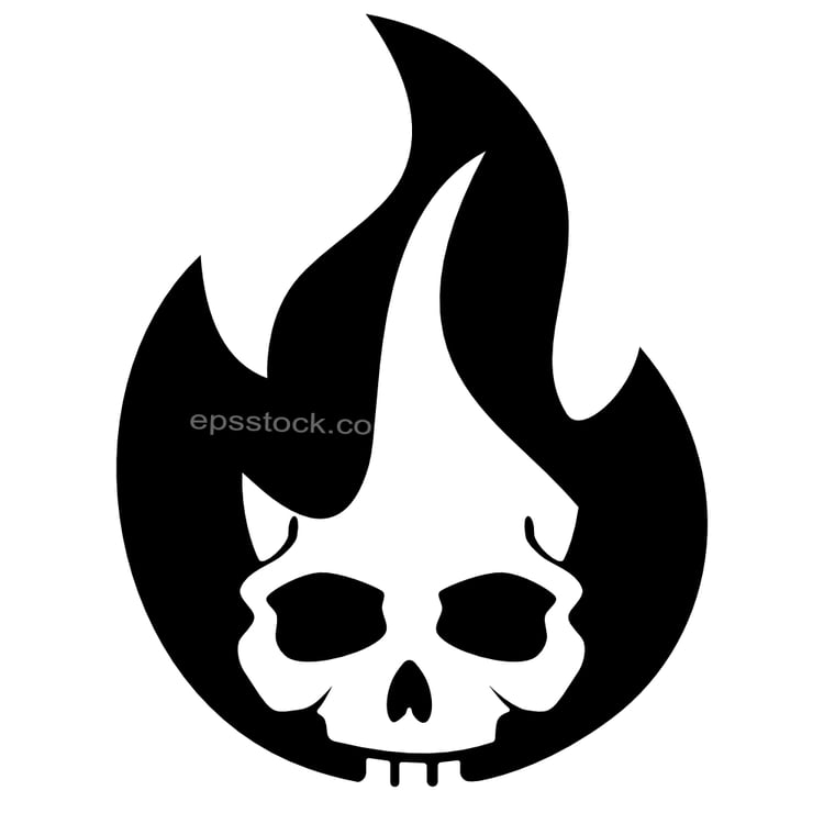 Skull Flame symbol