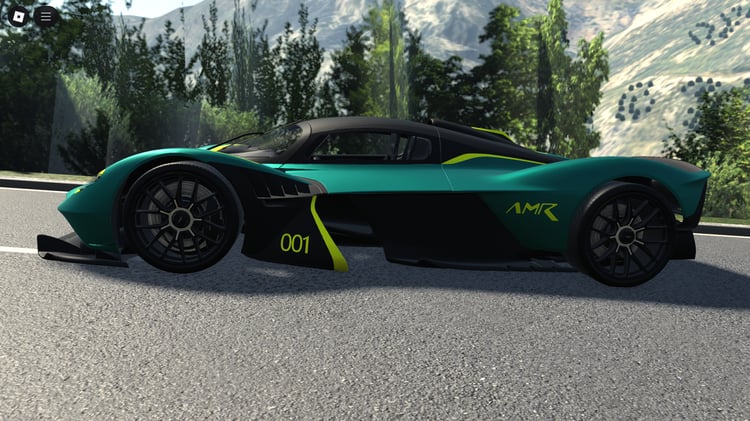 Side profile highlighting futuristic hypercar design