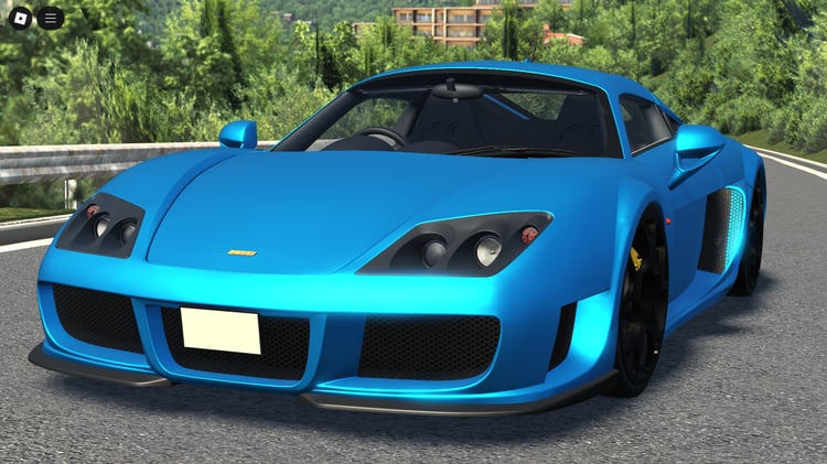 Roblox model of 2010 Noble M600 front view