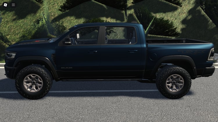 Side profile highlighting rugged off-road design