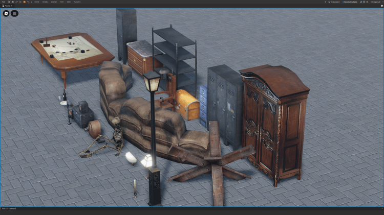 Roblox World War 2 furniture pack for military bases