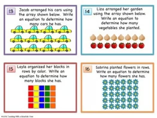 Multiplication Task Card Bundle