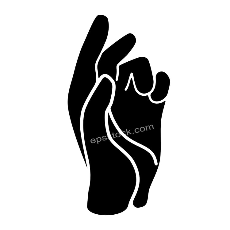 raised hand up