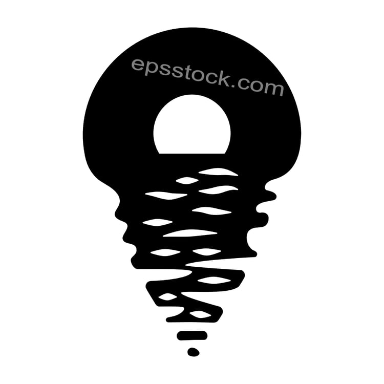 location pin in water