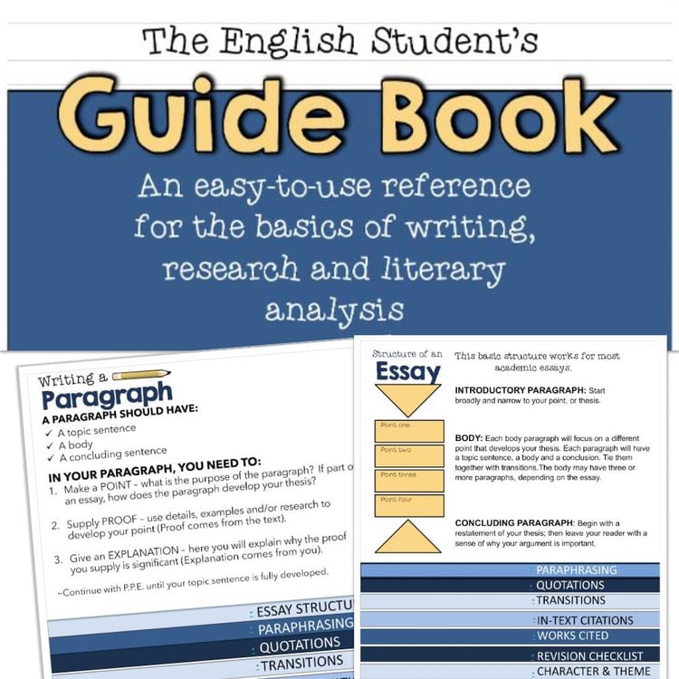 The English Student`s Guidebook to Writing, Research & Analysis