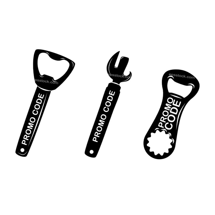 promo code as manual bottle opener