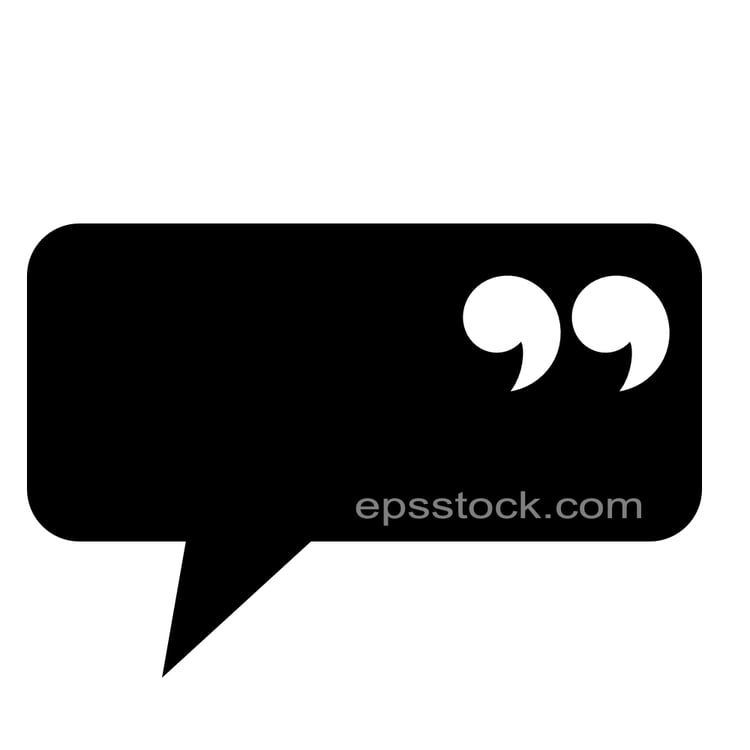 Empty speech bubble