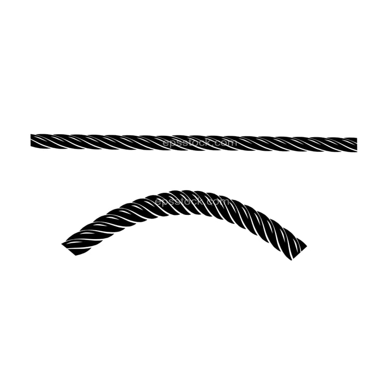 Metal hawser symbol