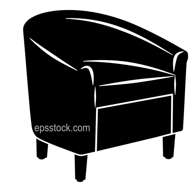 Leather Barrel Accent Chair for Living Room