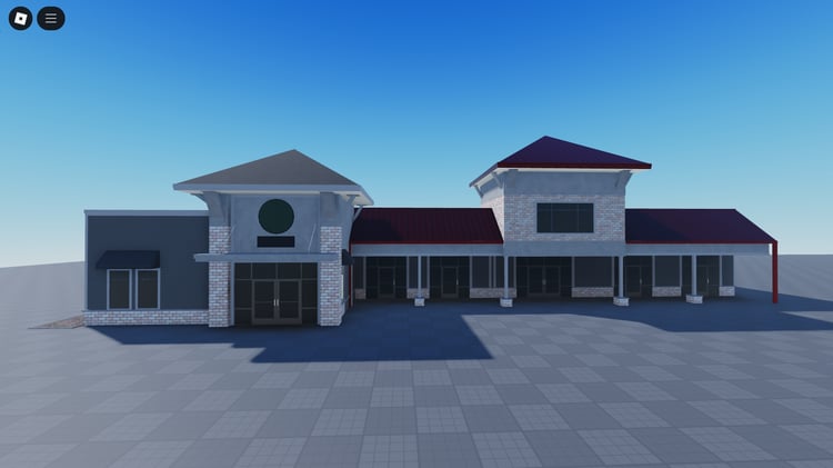 Front view of StarBlox Filler Building Roblox model
