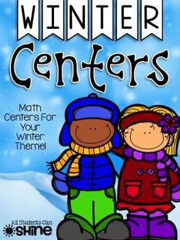 Winter Math Centers for Kindergarten, 1st, and 2nd grade