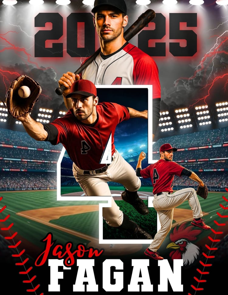 baseball poster template  senior night baseball  editable baseball banner  sports poster template  baseball senior poster  high school baseball poster  athlete banner template  baseball team poster  printable baseball poster  Canva baseball template  Phot