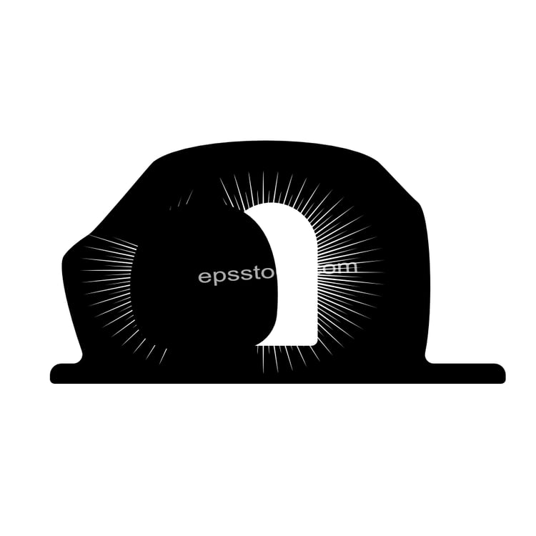 Light in the empty tomb of Jesus