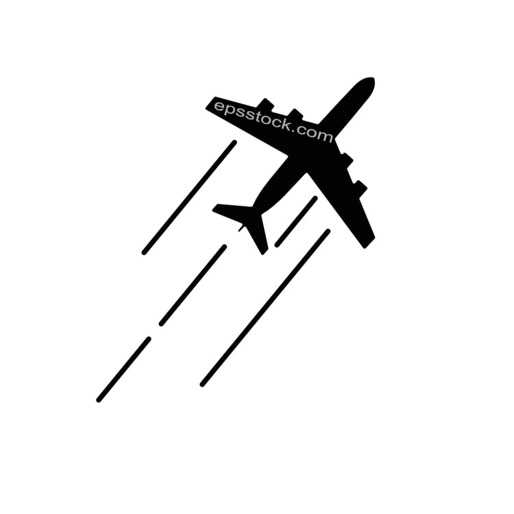airplane in sky