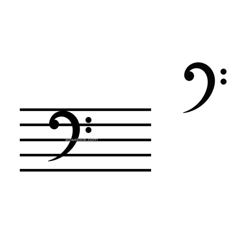 F clef symbol